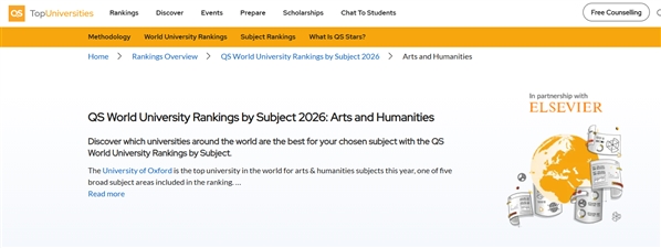 重磅!2026年QS世界大学学科排名揭晓