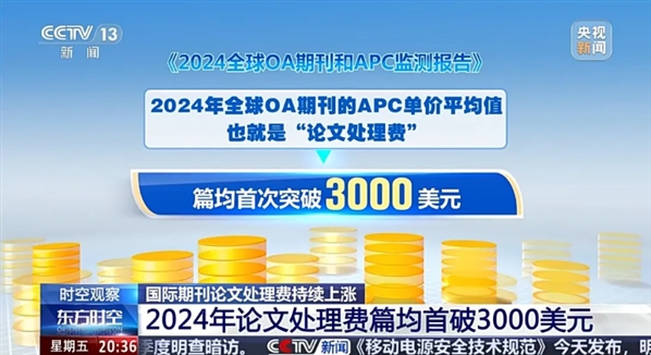 篇均3000美元,论文处理费成科学家沉重负担,中国科学院停付部分国际期刊论文处理费